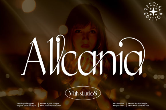 Allcania Font: A Stylish Slab Serif for Stronger Branding and Visuals
