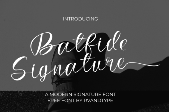 Batfide Signature: A Script Typeface That Elevates Handmade Craft
