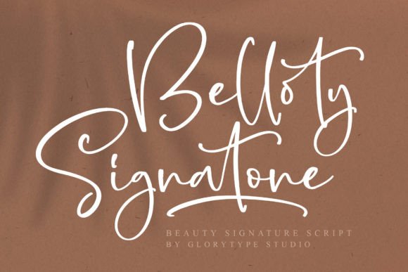 Belloty Signatone: A Handwritten Font with a Professional Edge