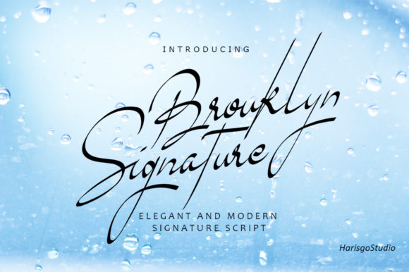 Brouklyn Signature Font: A Simple Way to Elevate Your Brand