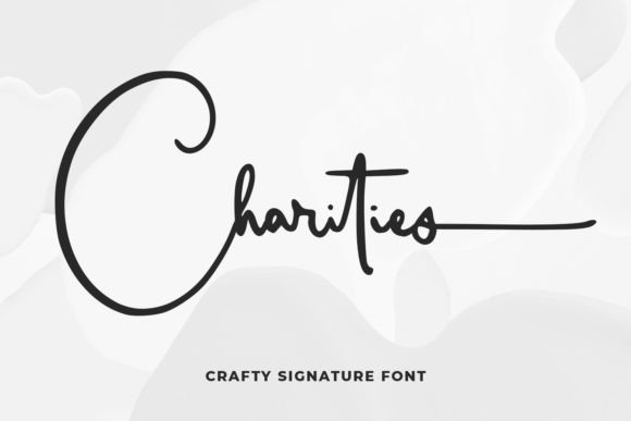 Charities Font: A Script That Speaks to Your Brand