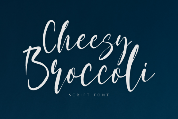 Cheesy Broccoli Font: A Handwritten Typeface for Eye-Catching Campaigns
