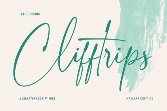 Clifftrips: A Script Font That Elevates Your Campaigns