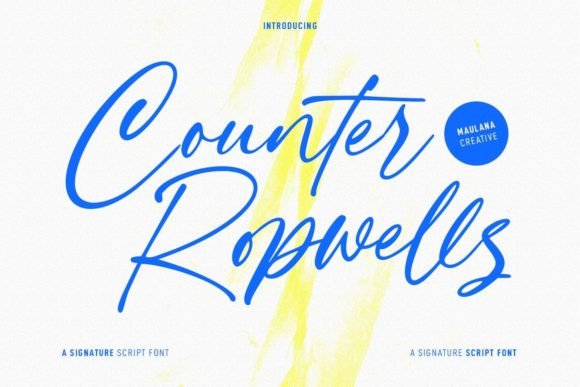 Counter Ropwells Font Review: A Creative Boost for Campaign Design