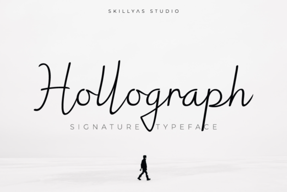 Hollograph Signature: A Delicate Script Font for Creative Branding