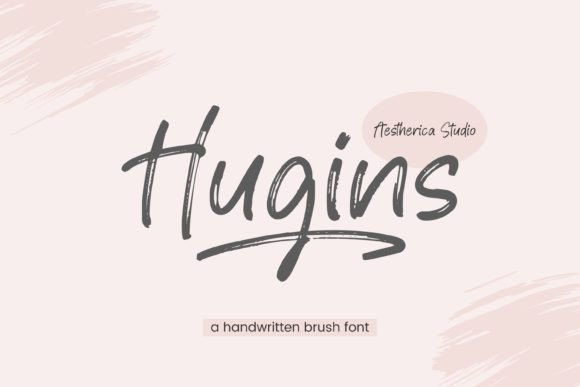 Hugins Font: A Handwritten Typeface with Signature Charm