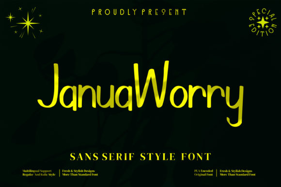 Januworry Font: A Polished Touch for Your Brand