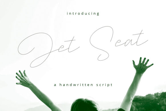 Jet Seat: A Handwritten Typeface for Editorial Elegance