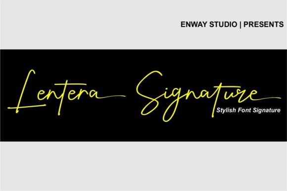 Lentera Signature Font: A Stylish Script for Captivating Campaigns