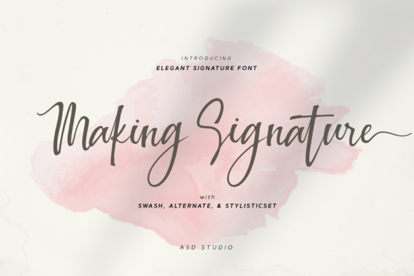 Making Signature Font: A Luxurious Touch for Digital Design