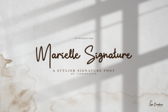 Marielle Signature: A Whimsical Script Font for Creative Branding