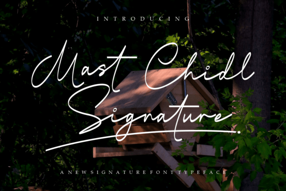 Mast Child Signature: A Delicate Script Font for Modern Web Design
