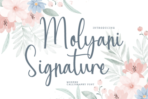 Molyani Signature: A Premium Script Font for Campaign Design