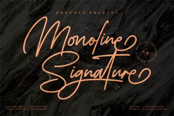 Monoline Signature: A Handwritten Typeface That Elevates Web Design