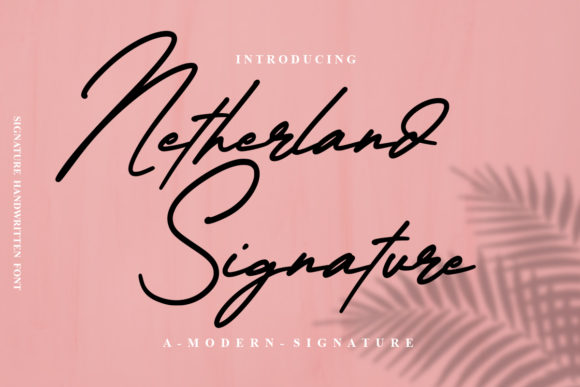 Netherland Signature Font Review: A Chic Script for Creative Projects