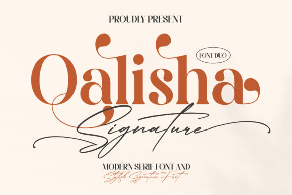 Qalisha Signature: A Chic Typeface for Your Business Branding