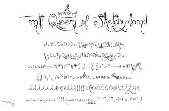 Queen of Sketchyland Font Review: A Polished Touch for Your Brand