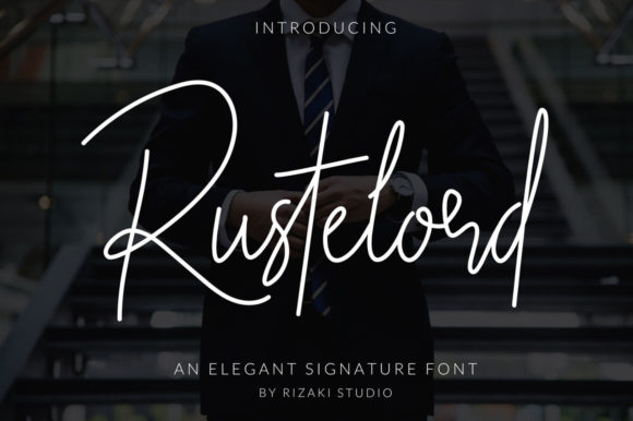 Rustelord Signature: A Premium Script Font for Memorable Branding