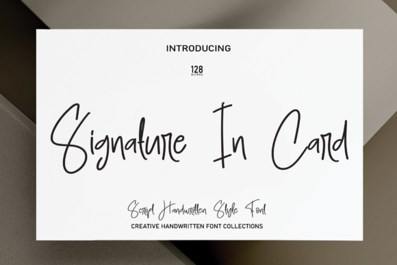 Signature in Card Font: A Marketer's Go-To for Campaign Creatives