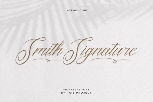 Smith Signature Font: A Premium Typeface for Polished Branding