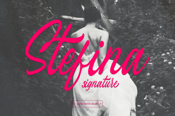 Stefina Signature Font: A Beautiful Script for Digital Design