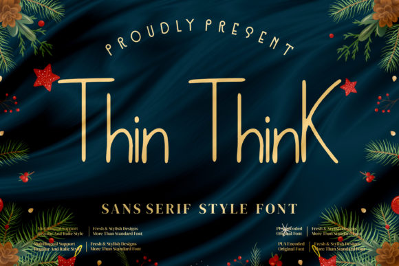 Thin Think: A Modern Typeface for Impactful Branding