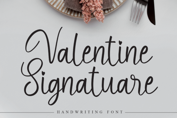 Valentine Signatuare: A Handwritten Font for Heartfelt Creations