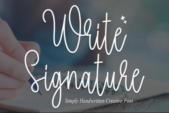 Write Signature: A Script Font That Elevates Editorial Design